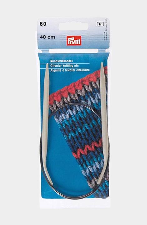 Immagine prodotto Prym Ago circolare per maglieria Ø 6 mm x 40 cm, alluminio, grigio