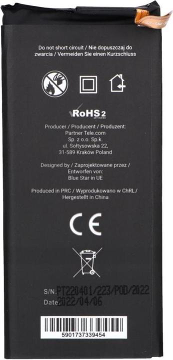 Actual product image Battery Blue Star BLUE STAR PREMIUM battery for SAMSUNG S6 Edge 2600 mAh