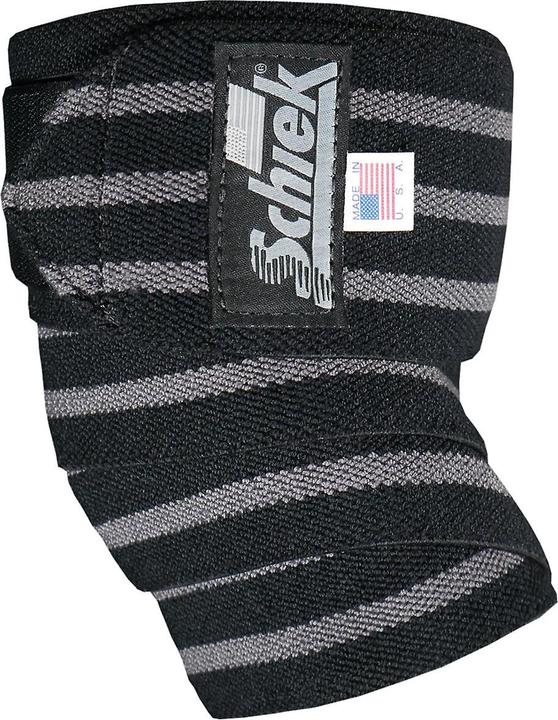 Schiek Elbow Wraps Model 1152S Black/Silver 52" (One Size)