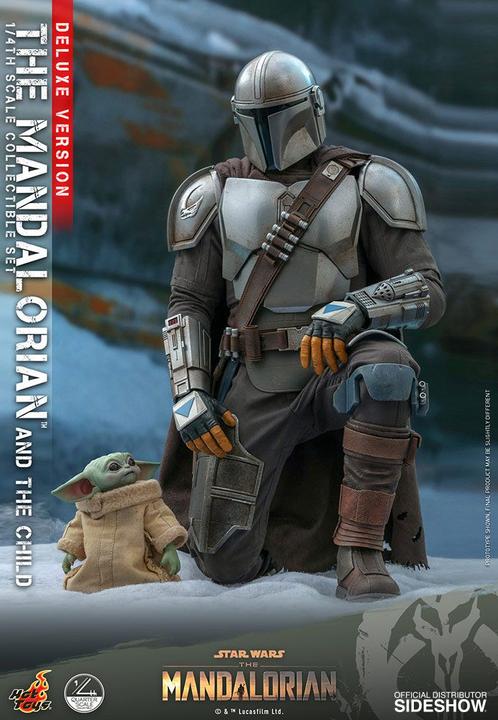 Immagine prodotto Hot Toys Star Wars - Il Mandaloriano "Il Mandaloriano e il Bambino" Deluxe 1/4 Action Figures