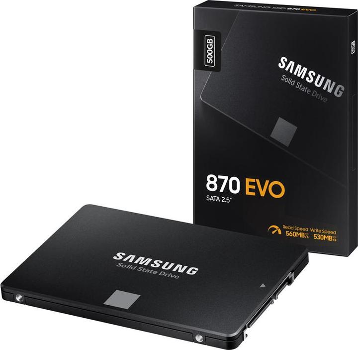 Image du produit Samsung 870 EVO (500 Go, 2.5")