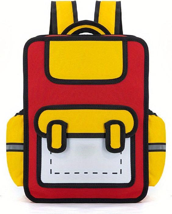 Only-Bags.Store Neue niedliche Cartoon Anime Rucksack, einzigartige Schulranzen für Studenten
