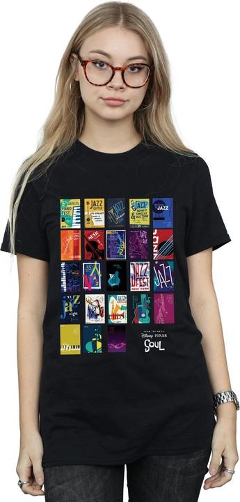 Immagine prodotto Disney Soul Jazz Poster Wall Maglietta Ampia Donna (S)