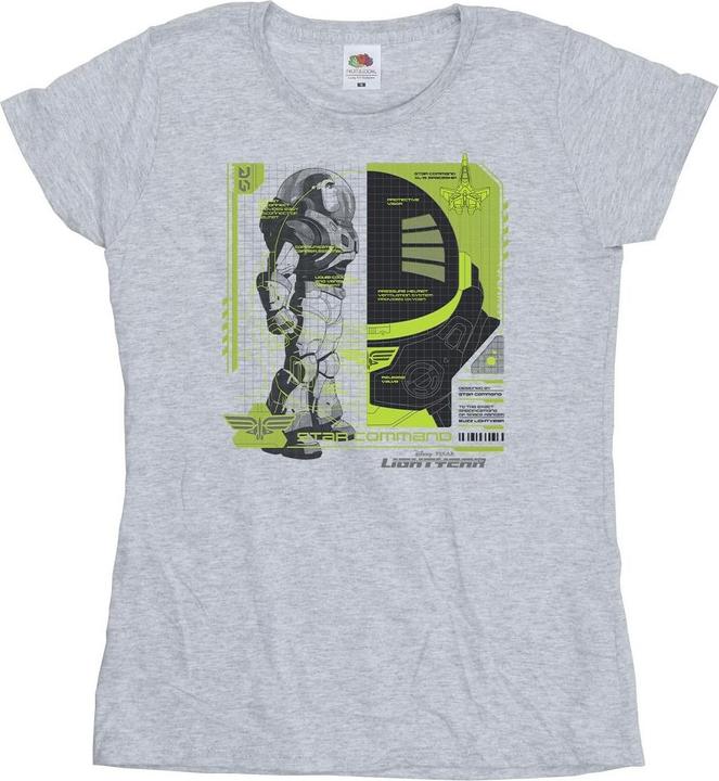 Immagine prodotto Disney Lightyear Buzz Tech Panel Maglietta Donna (L)