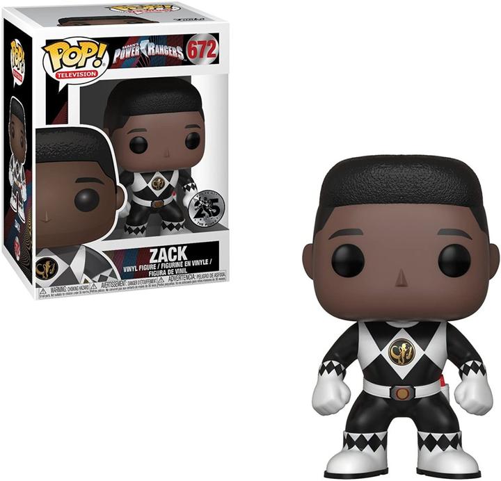Actual product image Funko Pop! Power Rangers S7 - Zack BK Ranger(672)