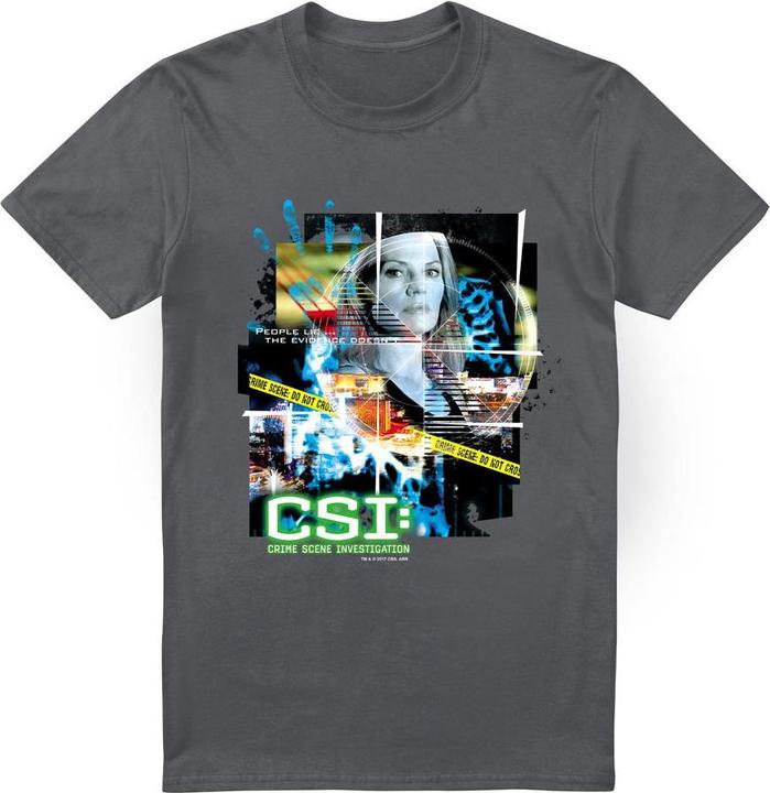 Actual product image Csi: NY Mens Evidence Collage T-Shirt (XL)