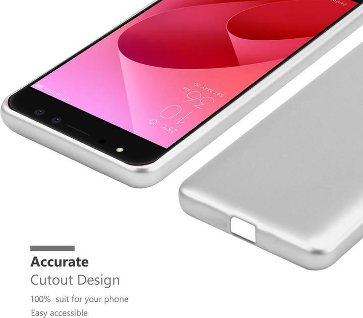 Actual product image Cadorabo TPU Matt Metallic Cover (Asus Zenfone 4 Selfie Pro)