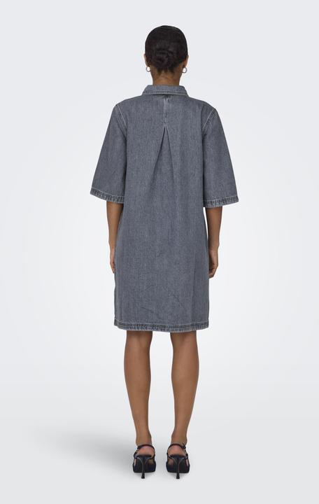 Actual product image Only Regular fit shirt collar short dress dress (S)
