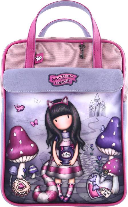 Immagine prodotto Gorjuss Zaino Stregatto Rosa Viola (27 x 10 x 37 cm)