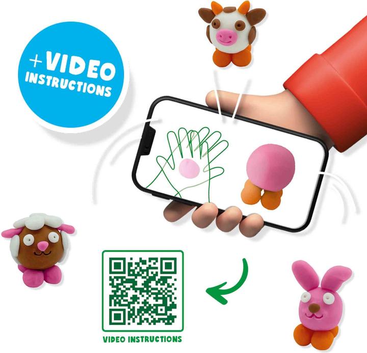 Actual product image Ses Fundo Clay - Farm animals