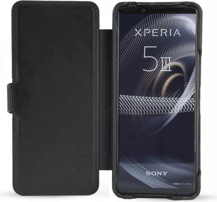 Actual product image Noreve Horizontal leather flap shell (Sony Xperia 5 III)
