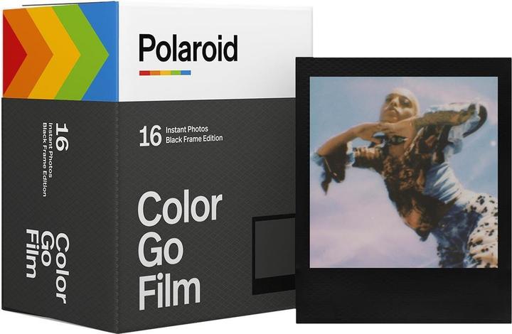 Actual product image Polaroid Color Film Go Black Frame Edition Double Pack (Polaroid Go)