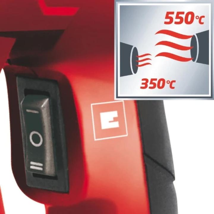 Actual product image Einhell Hot air blower incl. accessories