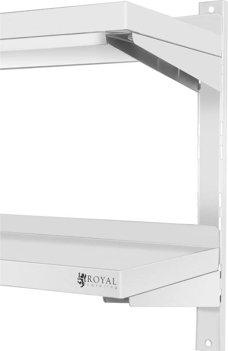 Immagine prodotto Royal Catering Mensole in acciaio inox - 2 ripiani - 40 x 140 cm (140 x 40 cm)