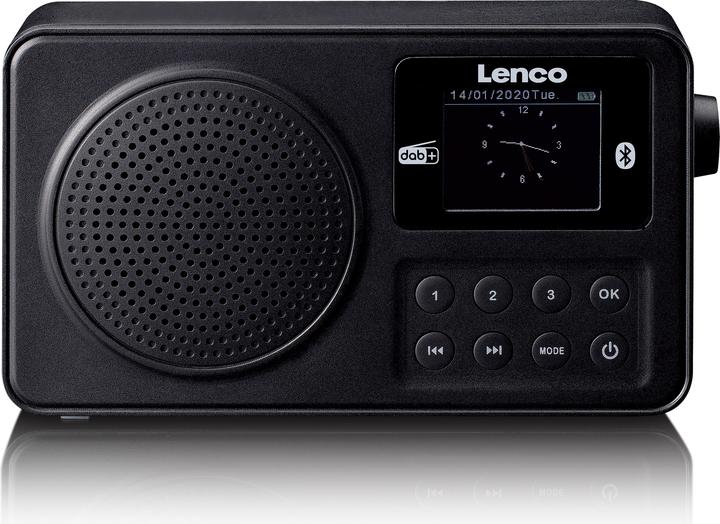 Produktbild Lenco Tragbares DAB+/FM-Radio mit Bluetooth Schwarz (FM, DAB+, Bluetooth)