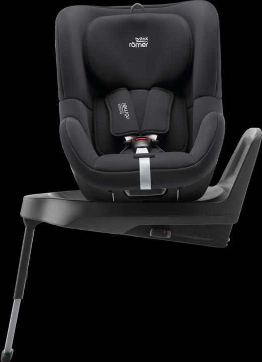 Actual product image Britax Römer Dualfix M Plus Midnight Grey (Reboarder, ECE R129/i-Size Standard)