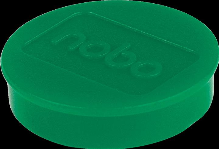 Actual product image Nobo Magnet round 32mm 1915303 green 10 pieces (10 x)