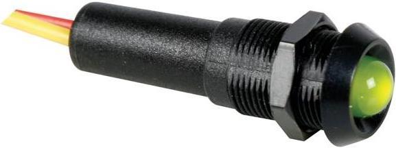 Velleman Led-Signalleuchte 12 V Grün - Schwarzes Gehäuse