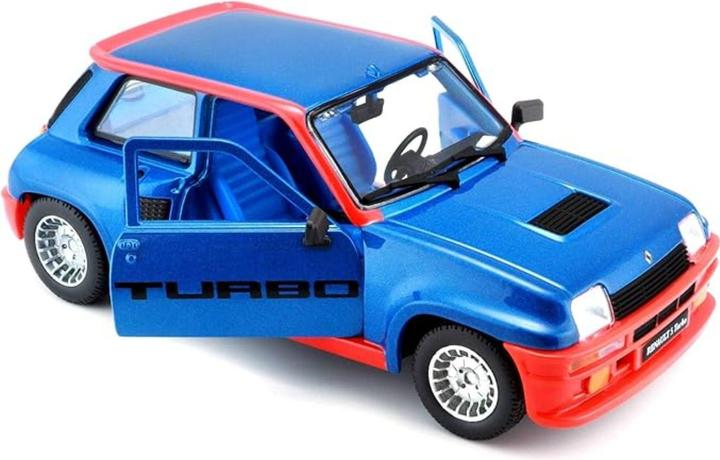 Produktbild Bburago Renault 5 Turbo blau/rot 1:24
