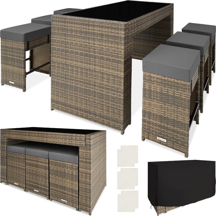 Produktbild tectake Rattan Sitzgruppe