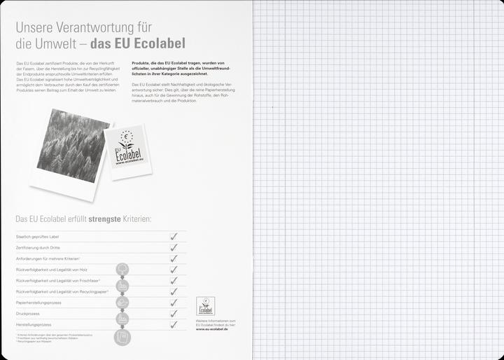 Produktbild Oxford Schulheft (A4, Kariert, Weicher Einband)