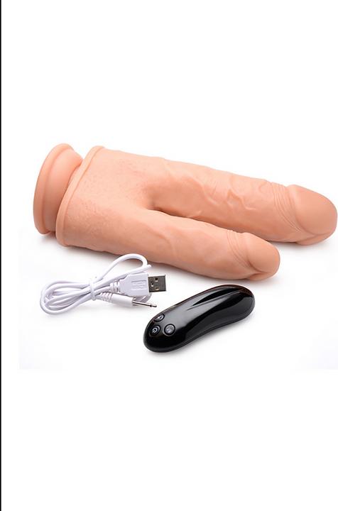 Immagine prodotto Curve Toys 8" Double Penetration Dildo 10X w/Turbo Mode - Light