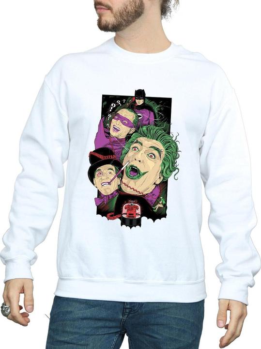 Batman TV Serie Rogues Gallery Baumwoll Sweatshirt
