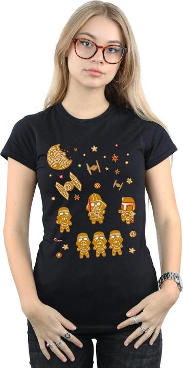 Immagine prodotto Star Wars Gingerbread Empire Maglietta Donna (XXL)