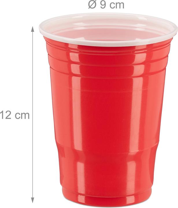 Immagine prodotto Relaxdays Bicchieri da beer pong (50 x)