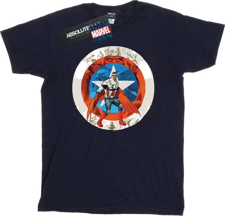 Captain America Sam Wilson Shield TShirt (S)