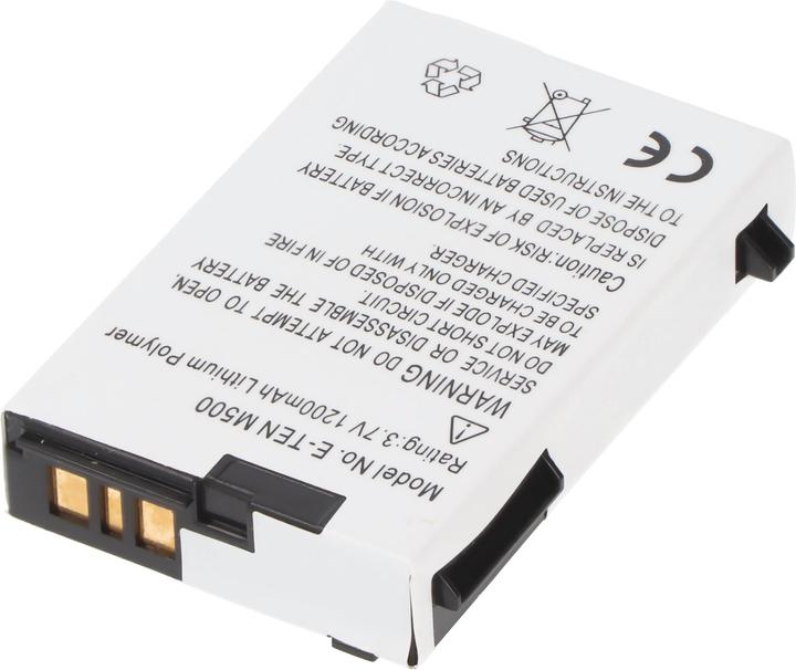 Actual product image AccuCell Battery Typhoon MyGuide E-TEN M500, M600