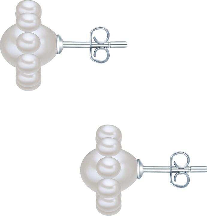 Produktbild Valero Pearls Damen Blüte Sterling Silber Süsswasser-Zuchtperlen silber - 24395 (925er Silber)