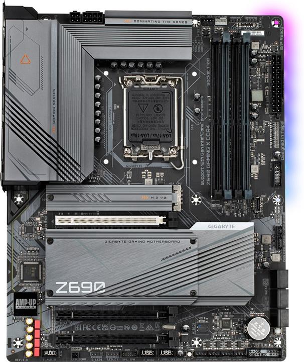 Produktbild Gigabyte Z690 Gaming X (LGA 1700, Intel Z690 (DDR4), ATX)