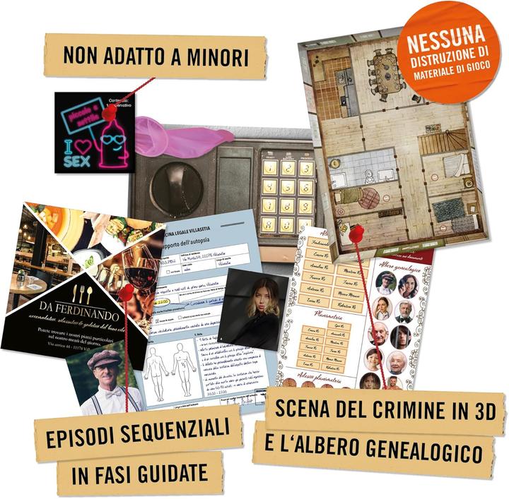 Produktbild Hidden Games Morte di un Re (IT) - Gioco investigativo (Italienisch)