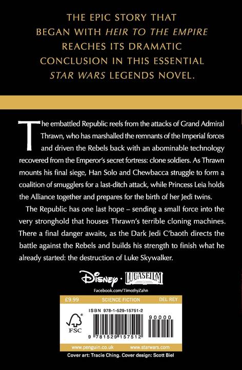Produktbild Star Wars: The Last Command: (Thrawn Trilogy, Book 3) (Englisch, Timothy Zahn, 2021)