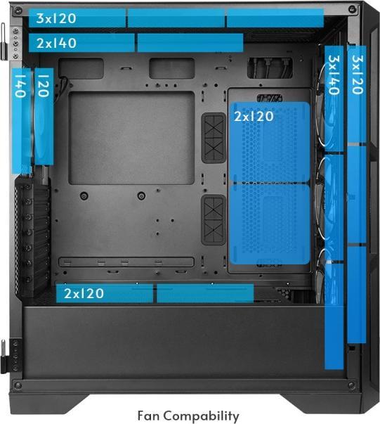 Produktbild Chieftec Apex (ATX, Mini-ITX, ITX, E-ATX, mATX)