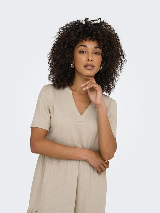 Actual product image Only Regular fit V-neck Short dress Bell-shaped dress (M)