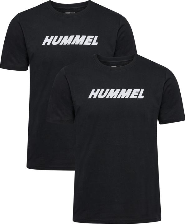 hummel hmlELEMENTAL 2-PACK LOGO COTTON TEE