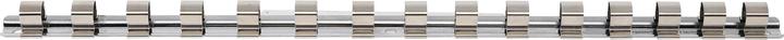 Actual product image BGS Socket Rail with 15 Clips 12.5 mm (1/2") (12.5 mm)