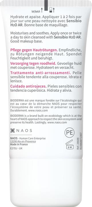 Actual product image Bioderma Sensitivity AR (40 ml, 24h cream)