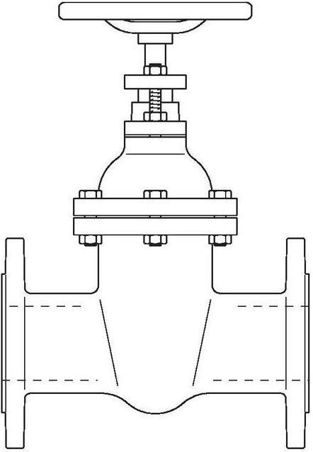 Image du produit Oventrop OV Vanne à brides Hygate AFC PN 16, fonte DN 80