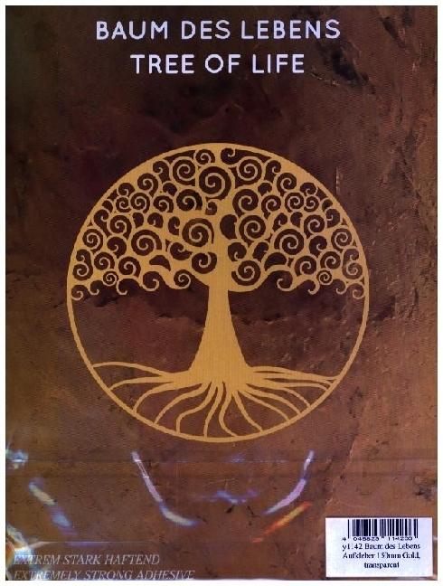 Actual product image Tree.life.enlightenment.150mm gold,trans.Y1142