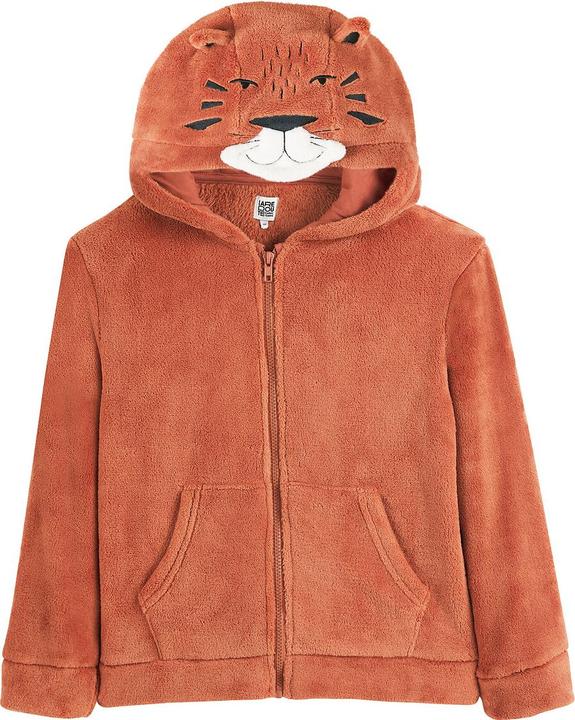 La Redoute Collections Fleecejacke mit Kapuze