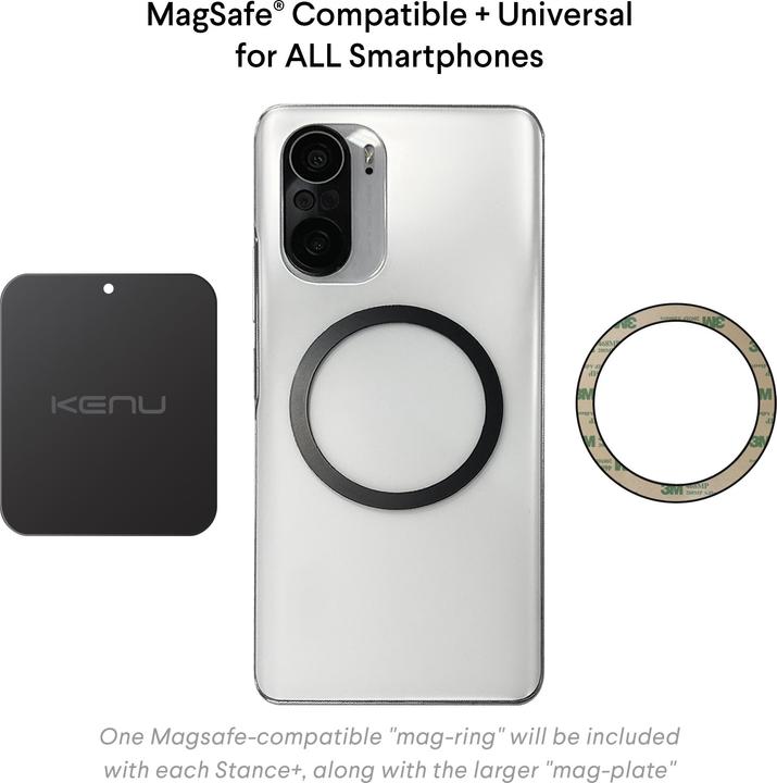 Produktbild Kenu Stance+ All-in-One MagSafe Telefonständer, Multi-Winkel, Universal