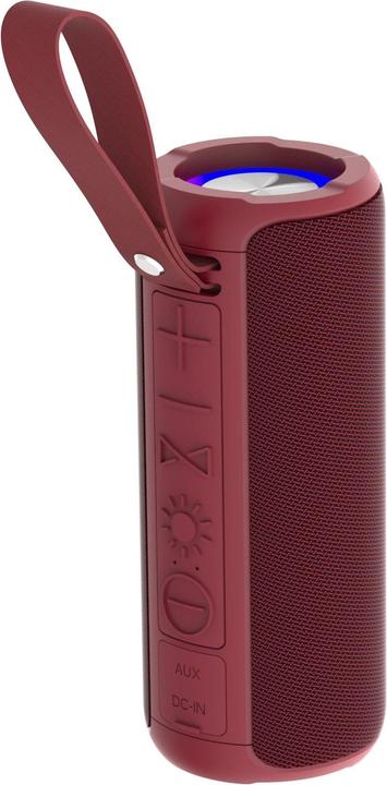Image du produit Denver Enceinte portable BTV-213BD, rouge (3 h, Alimentation via port USB)