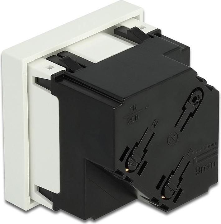 Image du produit Delock Easy 45 Prise de courant de sécurité Disposition à 45° 45 x 45