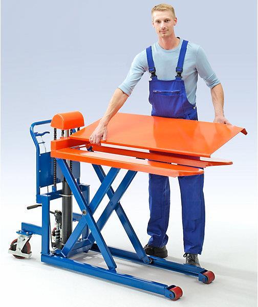Immagine prodotto kaiserkraft Carrello elevatore basso con forca, piattaforma (1000 kg)