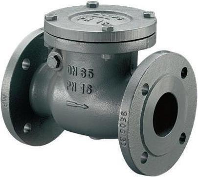 Image du produit Oventrop OV Clapet anti-retour PN 16 Fonte grise Version à brides DN 150