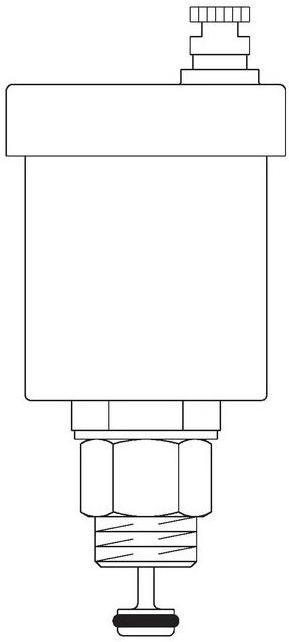 Actual product image Oventrop OV Quick exhaust valve with automatic shut-off PN 10 MS DN 10 3/8inch