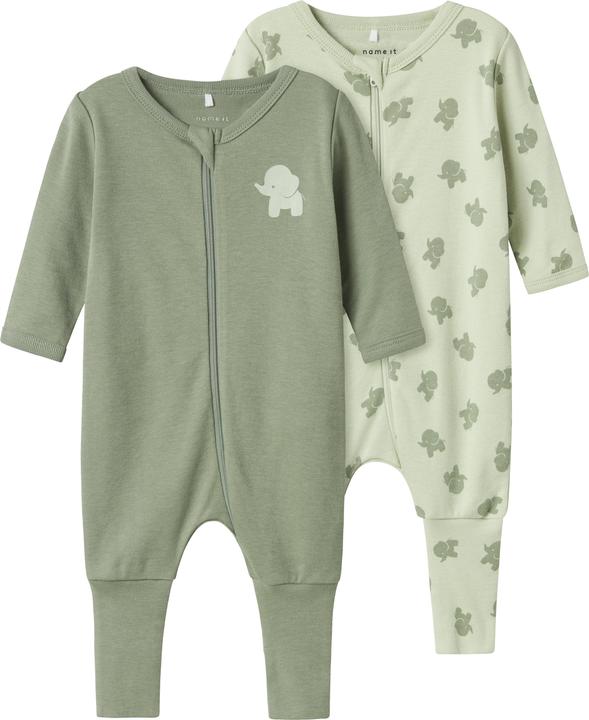 Name it Nbmnightsuit 2p Zip Ff Sea Elephant Noos